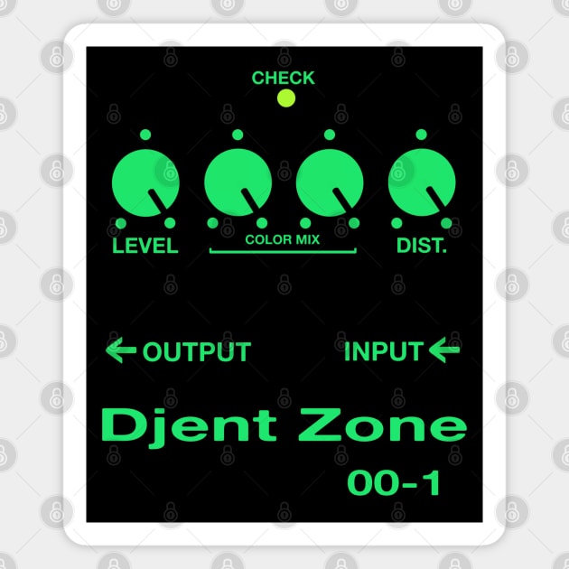 Guitar Pedal DJENT ZONE Heavy Metal!!! Green Magnet by blueversion